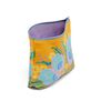 Yellow floral pouch